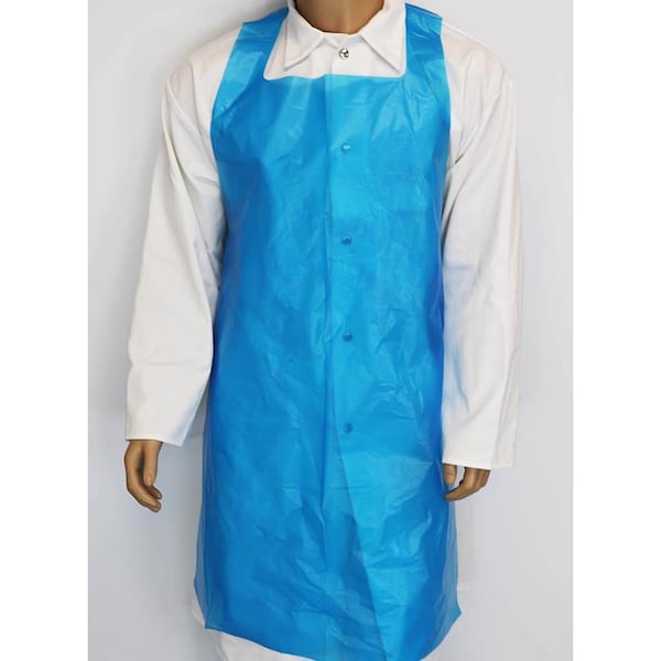 Umbo PolyTuf Blue Aprons, 4Mil, 35inx 55in, 250/CS, 250PK H211-B - main